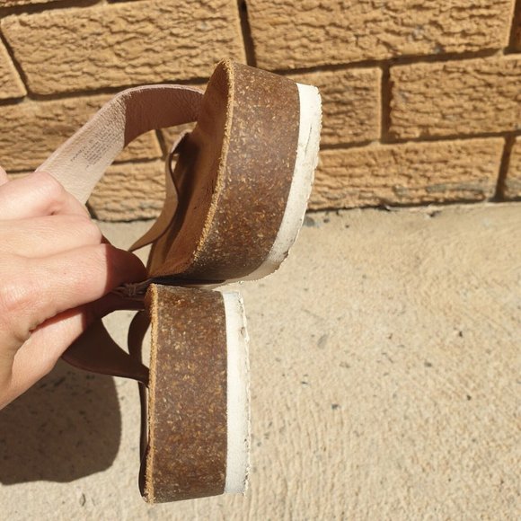 Frankie4 8 Maria Minimalist Comfy Slides Leather shiny Flats Shoes In Rose gold - Picture 6 of 13